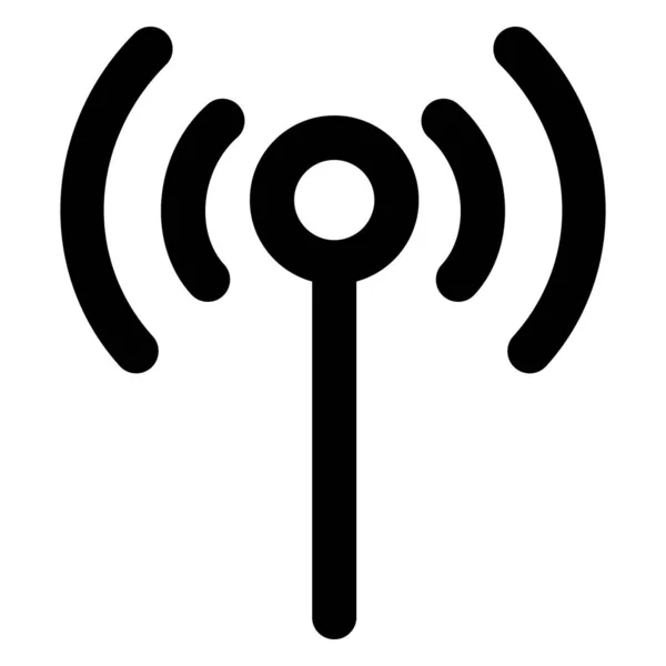 Internet Signaux Icône Vectorielle Audacieuse Qui Peut Être Facilement Édité — Image vectorielle