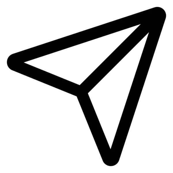Arrow Cursor Bold Vector Icon Which Can Easily Edited Modified — 스톡 벡터
