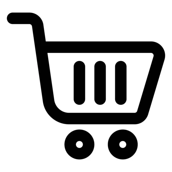 Buy Cart Bold Vector Icon Which Can Easily Edited Modified — Stok Vektör