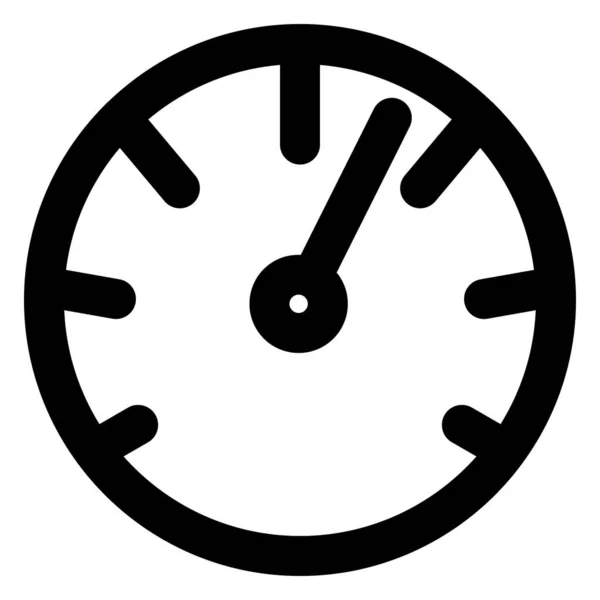 Dashboard Gauge Bold Vector Icon Which Can Easily Edited Modified — 스톡 벡터