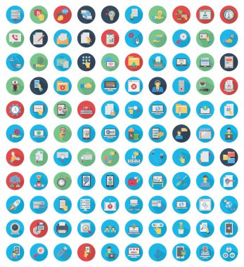 Web Programlama ve Düz simgeleri ayarlandığında her bir simge kolayca değiştirilebilir ya da düzenlenebilir