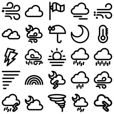 Uygulama Kalın ana hatlı vektör simgesi her bir simge kolayca değiştirilebilir ya da düzenlenebilir