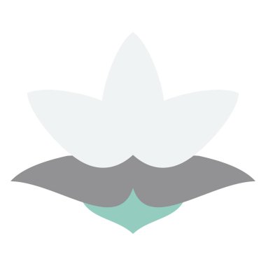 Nilüfer rengi vektör simgesi kolayca değiştirilebilir ya da düzenlenebilir