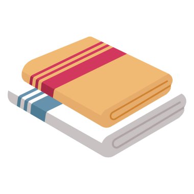 Banyo Havlusu renk vektörü simgesi Kolayca değiştirilebilir veya düzenlenebilir