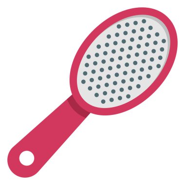 Kolayca düzenleyebilen ya da düzenleyebilen Saç Fırçası renk vektörü simgesi 