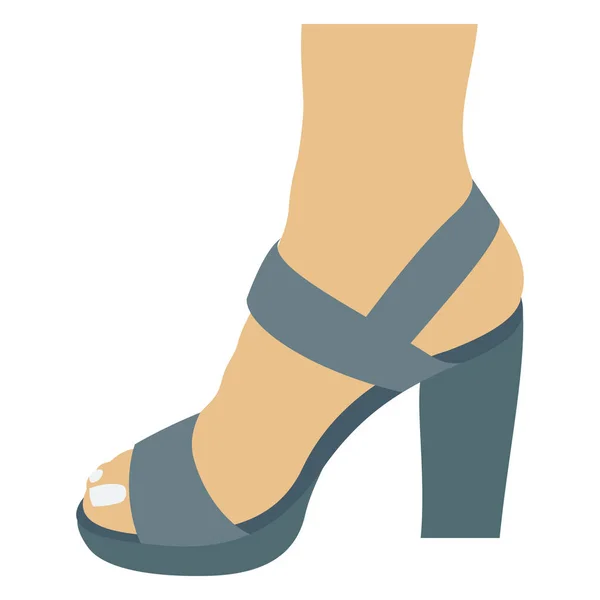 Zapatos Tacón Icono Vector Color Que Puede Modificar Editar Fácilmente — Archivo Imágenes Vectoriales