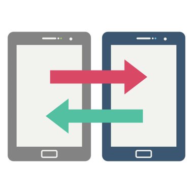 Kolayca düzenleyebilen ya da düzenleyebilen İletişim Renk Vektörü Simgesi