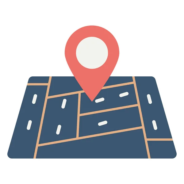 Gps Color Vector Icon Который Легко Изменять Редактировать — стоковый вектор