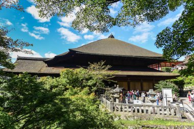 Tokyo-Japonya - 07 Ekim 2016: Kiyomizu Tapınağı, Kyoto, Japonya, T