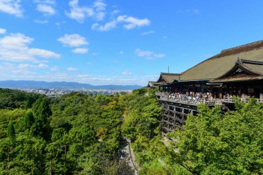 Kiyomizu Tapınak, Kyoto, Japonya, tapınağın Histori parçasıdır