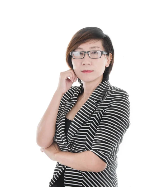 Smart Asian business woman — Stock Photo, Image