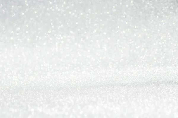 Argento sfocato sfondo Glitter — Foto Stock