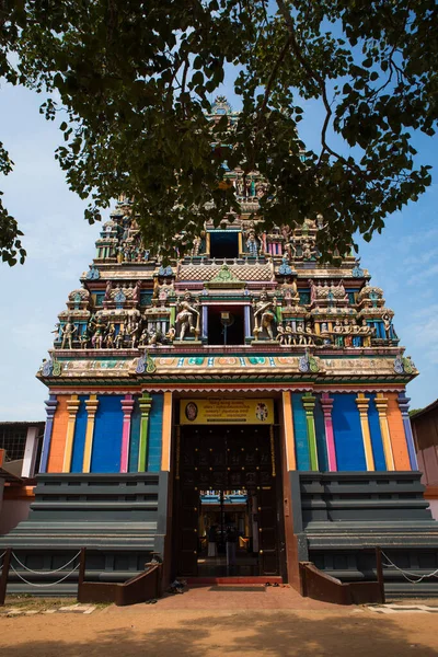 Indie Kerala Luty 2019 Tradycyjna Hinduska Świątynia Kidangamparambu Sree Bhuvaneswari — Zdjęcie stockowe