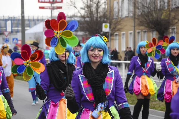 Neuwied Germany February 2013 Annual German Carnival Rosenmontag English Rose — Stock Photo, Image