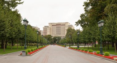 Vatandaşlar Alexander bahçede yürüyüş