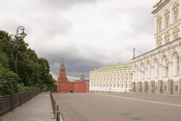 Moskou. Kremlin Armory is één van de oudste musea, gevestigd in — Stockfoto
