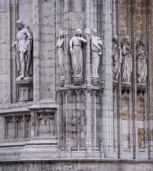 Zde byl postaven první kapli Notre Dame du Sablon.The v ea — Stock fotografie