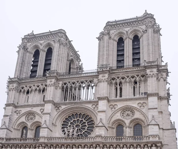 Catedral de Notre Dame en un día de invierno —  Fotos de Stock