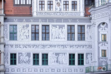  Langer çete (uzun koridor), bir uzun açık yapısı, con arcaded