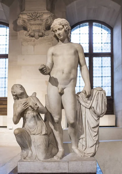 Eros ve Psyche.Collection Borghese.The Louvre — Stok fotoğraf