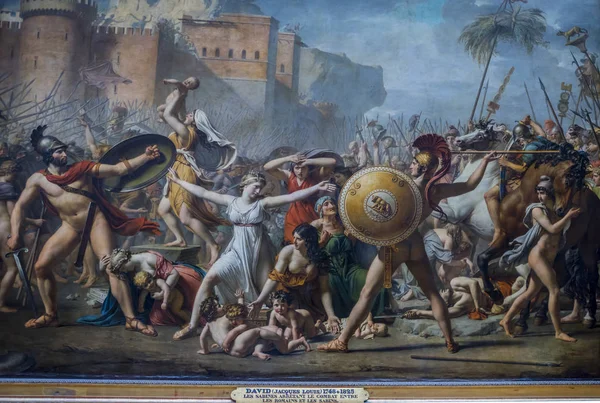 Die sabine frauen von jacques-louis david - raster — Stockfoto