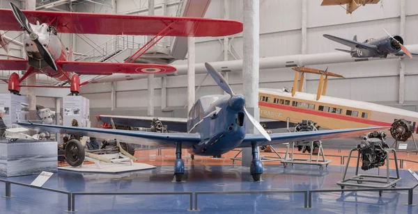 Caudron C.635 Simoun no Museu de Astronáutica e Aviação — Fotografia de Stock