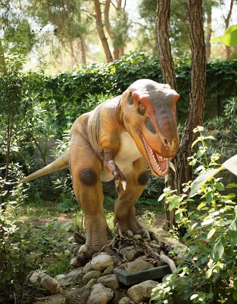 Tyrannosaurus rex koniec kredy /150-65 mln lat temu. W — Zdjęcie stockowe