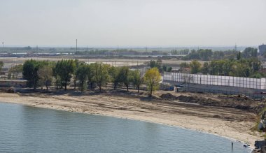   2018 FIFA Dünya Cup.New st için yeni bir plaj inşaatı