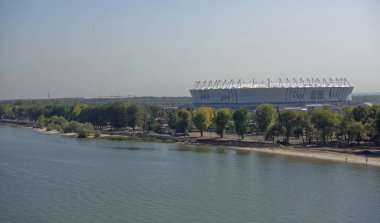  2018 FIFA Dünya Cup.New sta için yeni bir plaj inşaatı