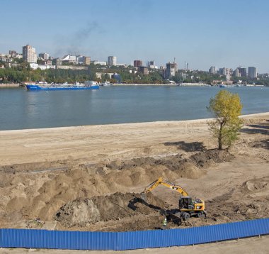  Yeni bir plaj yapımı 2018 Dünya Kupası için 