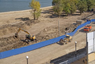  Yeni bir plaj yapımı 2018 Dünya Kupası için