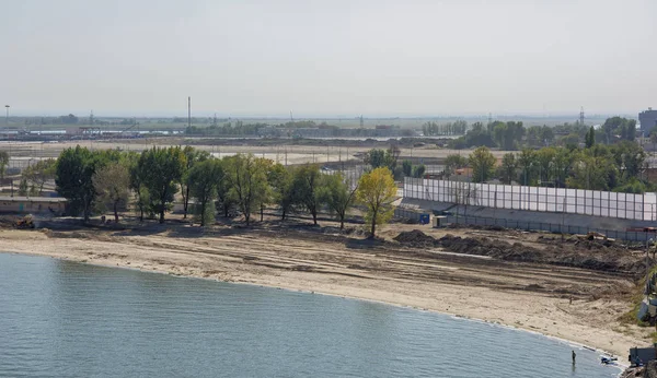   2018 FIFA Dünya Cup.New st için yeni bir plaj inşaatı