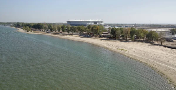  2018 FIFA Dünya Cup.New sta için yeni bir plaj inşaatı