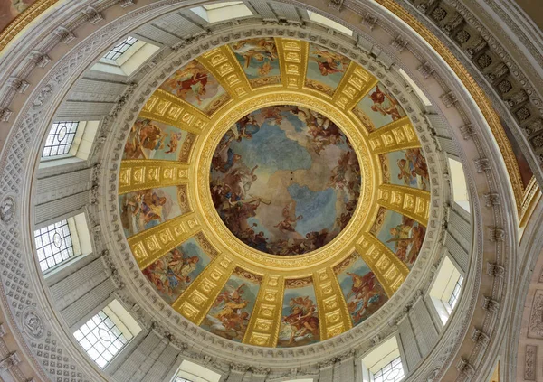 Internal painting of the Cathedral of St. Louis of the Invalide — Stock Photo, Image