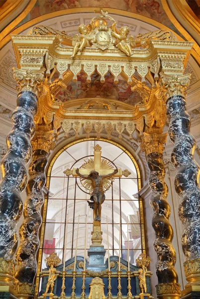 Interiören i St Louis Cathedral Invalides — Stockfoto