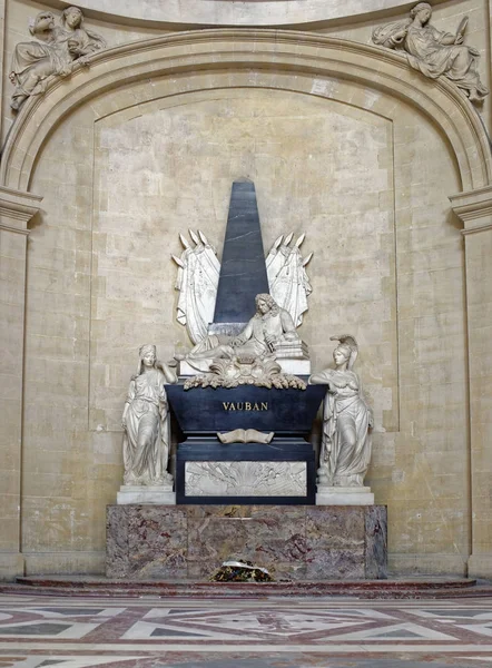 Grave marquês de Vauban- engenheiro militar, marechal da França, w — Fotografia de Stock