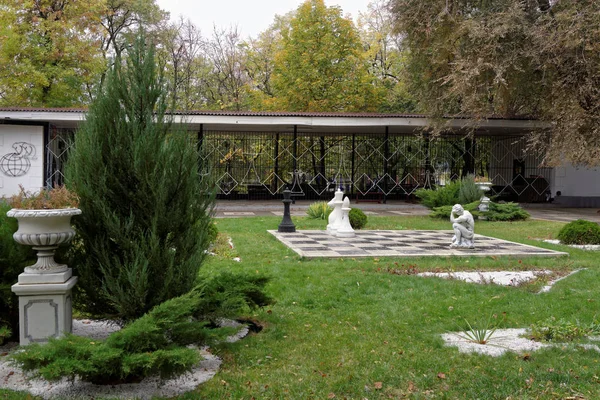 Papan catur raksasa di Taman Gorky — Stok Foto