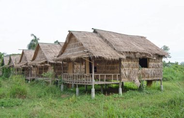 Tayland Stilts Reed Köyü