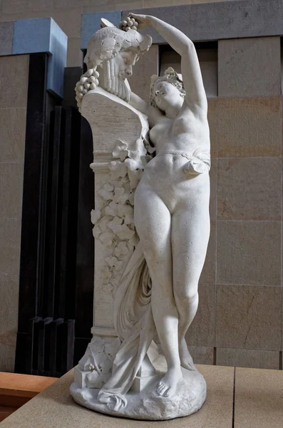Museum Orsay. Bacchante- Albert-Ernest Carrier-Belleuse.1863 — Stok Foto