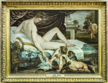   Lambert Sustris - Venüs ve aşk tanrısı. Louvre