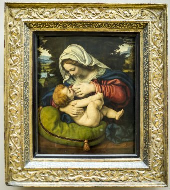 Yeşil yastık ile Virgin. Andrea di Bartolo, S olarak bilinen