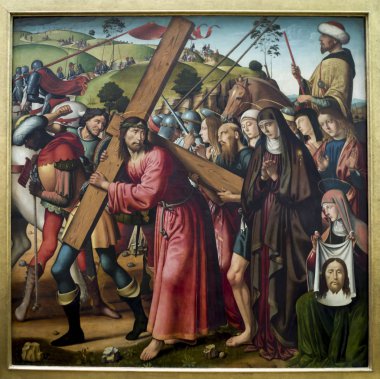 Biagio D'Antonio. Haç taşıyan. Louvre