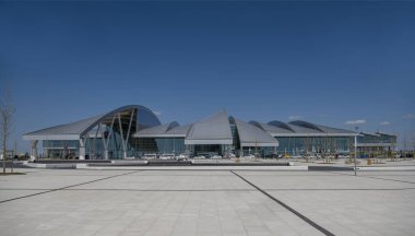  Havaalanı Platov, FIFA Dünya Kupası 2018 için inşa. Yolcular bir