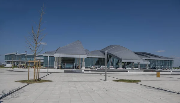 空港・ プラトフ、Fifa ワールド カップ 2018 のために建てられました。乗客 ar — ストック写真