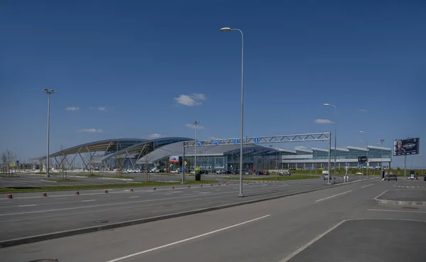 Aeroporto Platov, construído para a Copa do Mundo FIFA 2018. Passageiros ar — Fotografia de Stock