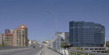   Voroshilovsky köprü seyahat araba umudu Voroshil göre