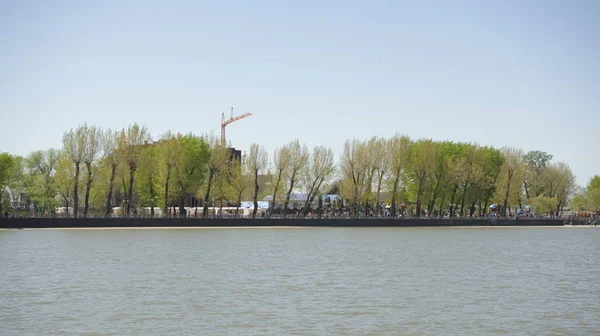 Park aan de oever van de rivier de Don, gebouwd voor de 2018 Fifa Wor — Stockfoto