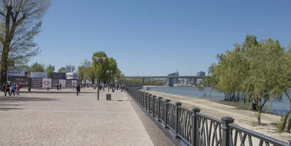 Park on the banks of the Don River, built for the 2018 FIFA Wo — Stock Photo, Image