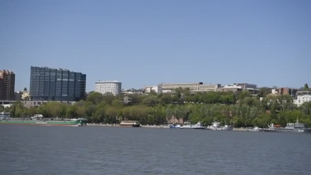 Rostov Don Rusia Mayo 2018 Vista Ciudad Desde Nuevo Parque — Vídeos de Stock