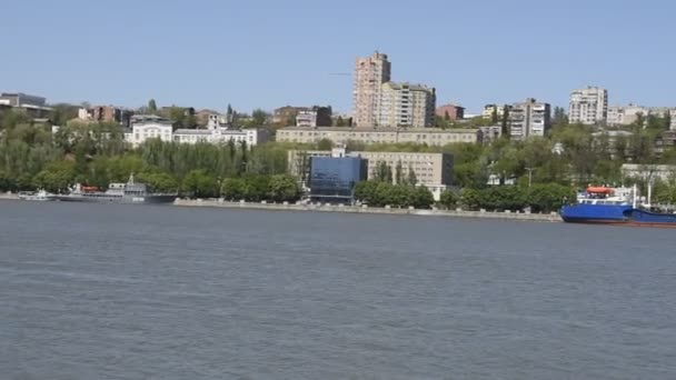 Rostov Don Rusia Mayo 2018 Vista Ciudad Desde Nuevo Parque — Vídeos de Stock